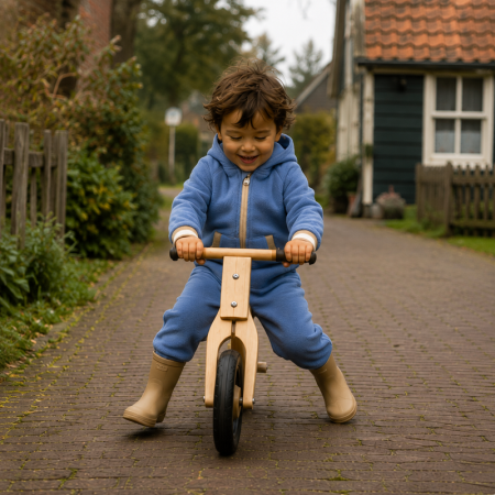 Kinderoverall DucKsday Polar Fleece Twin/Blue