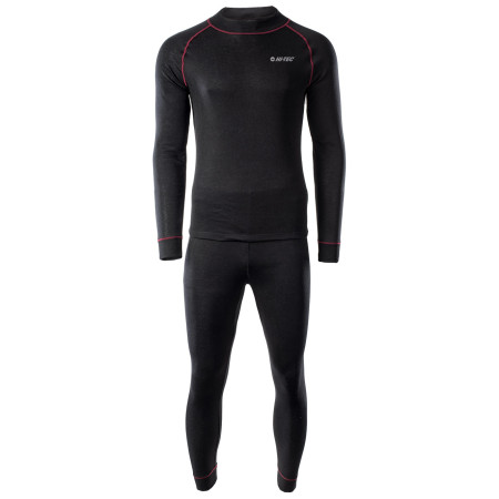 Herren-Thermounterwäsche Hi-Tec Sorin Set schwarz/rot Black / Merlot