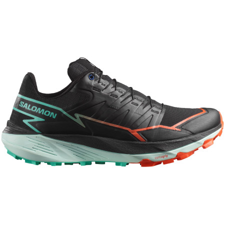 Herrenschuhe Salomon Thundercross schwarz/grün Black / Cherry Tomato / Electric Green