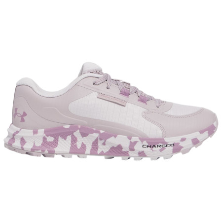 Damen Laufschuhe Under Armour W Charged Bandit TR 3 hellgrau Gray Matter / Gray Dawn / Purple Prime