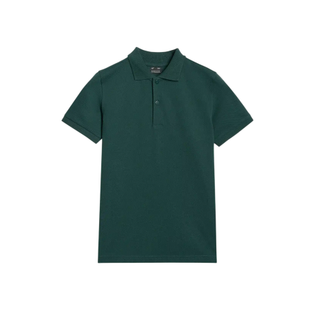 Kinder-T-Shirt 4F Polo Shirt M614 Dark Green dunkelgrün DARK GREEN