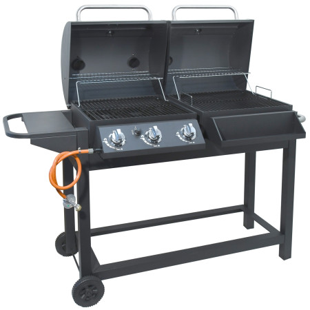 Grill Cattara Duet 2 in1 plyn/dřevěné uhlí schwarz