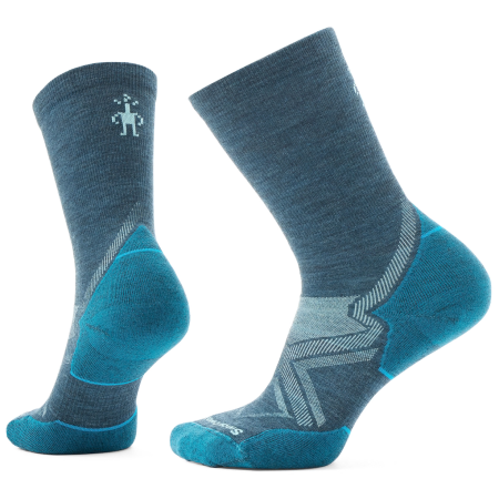 Damensocken Smartwool W Run Cold Weather Crew Targeted Cushion blau TWILIGHT BLUE