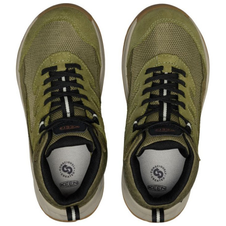 Kinderschuhe Keen Hightrail Mid Wp Youth Dark Olive