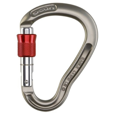 Karabiner Ocún EAGLE HMS screw dunkelgrau