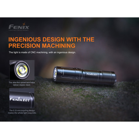 Taschenlampe Fenix E01 V2.0 blue
