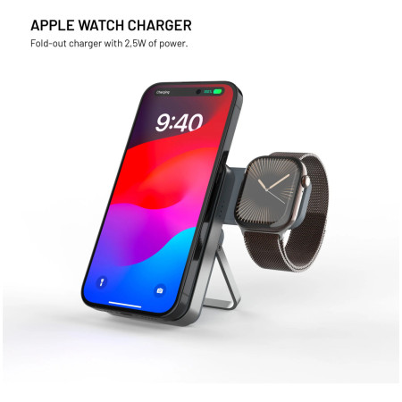Powerbank FIXED MagZen 5 Stand 5000mAh and wireless charging (Apple Watch, MagSafe)