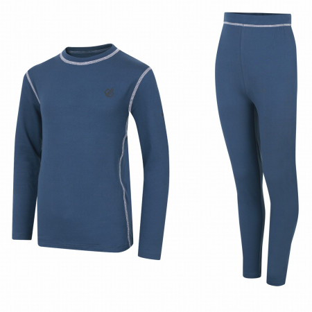 Kinder-Funktionsset Dare 2b Pow II Baselayer Set dunkelblau MoonLt Denim