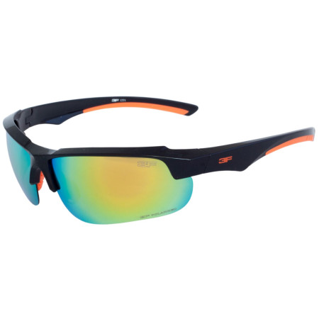 Brille 3F Version schwarz/orange