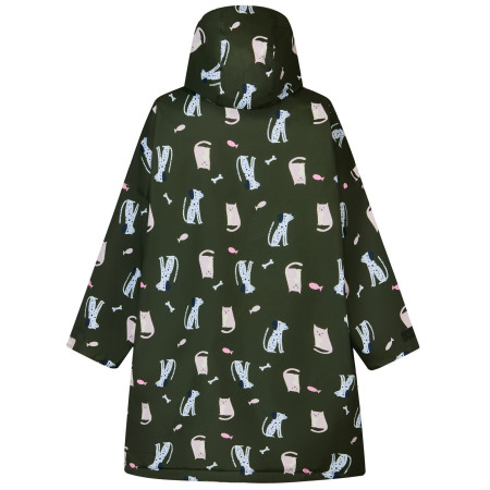 Kinder-Regenmantel Regatta Junior Changing Robe Dark Khaki Cat Dog