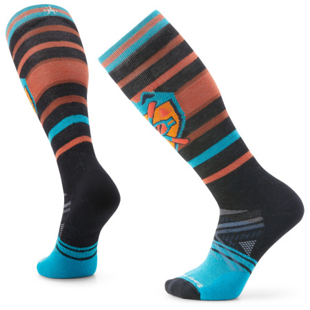 Ski-Socken Smartwool Ski Full Cushion Alpine Edge schwarz/orange black