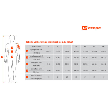 Herren Radtrikot Etape Freetime 2.0