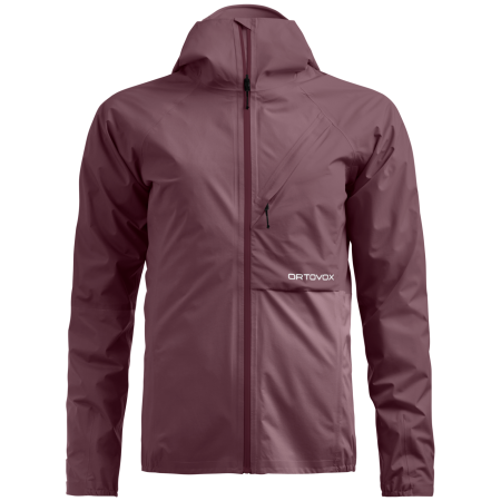 Wasserdichte Damenjacke Ortovox Trace 2.5L Jacket W rosa Chestnut