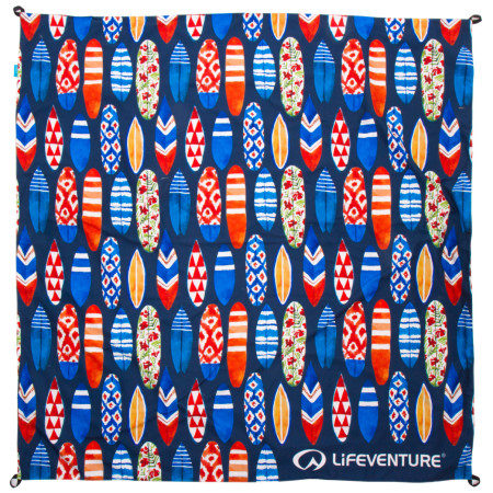 Picknickdecke LifeVenture Picnic Blanket rot Surfboards