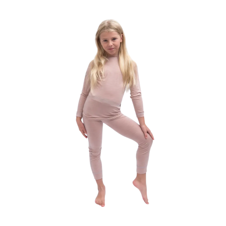 Kinder-Funktionsunterwäsche Sensor Merino Air Set Dusty Pink