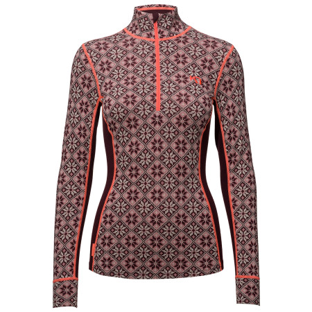 Damen-Funktionsshirt Kari Traa Rose Half Zip lila jam