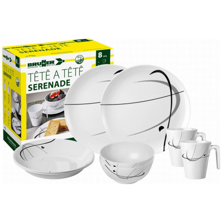 Geschirrset Brunner Set tête-à-tête Serenade 8 pcs