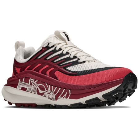 Damen Laufschuhe Hoka Stinson 8 rot/weiß Alabaster / Varsity Burgundy