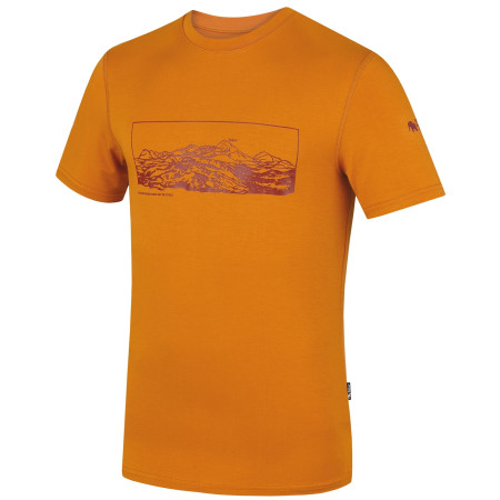 Herren-T-Shirt Zulu Bambus Alpine 210 Short orange curry
