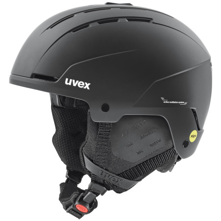 Skihelm Uvex Stance MIPS schwarz black matt