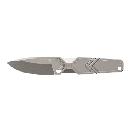 Messer TB OUTDOOR Monobloc Knife Impact 127 Stainless Steel silber