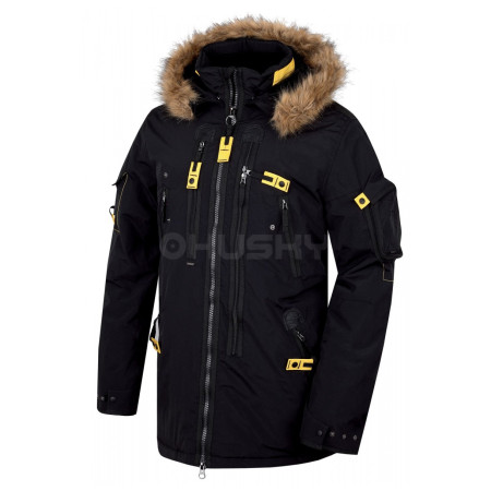 Herren-Winterjacke Husky Nerida schwarz Black