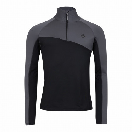 Herren Funktions-Sweatshirt Dare 2b Dignify III Core Stretch grau/schwarz EbonyG/Black