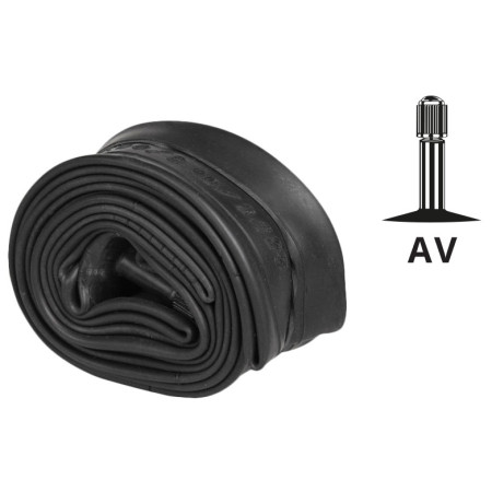 Fahrradschlauch Just One One 12 1/2x1.75x2 1/4 AV schwarz