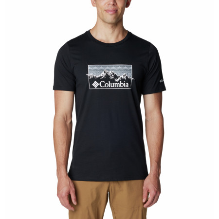 Herren-T-Shirt Columbia CSC™ Seasonal Logo Tee 2023 schwarz Black, Checkered Range Graphic