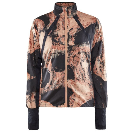 Damenjacke Craft Adv Essence Wind schwarz/orange Glow-Multi