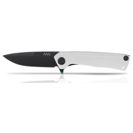 Klappmesser Acta non verba Z100 DLC/Plain Edge, G10 weiß White/Black