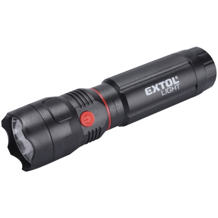 Leuchte Extol 100lm, CREE + 150lm, COB schwarz Black