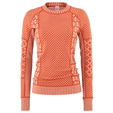 Damen-Funktionsshirt Kari Traa Smekker Ls orange Cotta