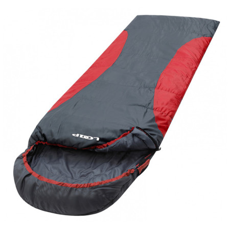Schlafsack Loap Emmet schwarz/rot