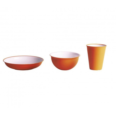 Geschirrset Omada Sanaliving Set 3pcs orange
