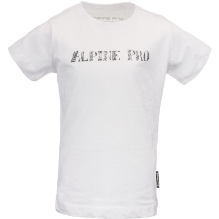 Kinder-T-Shirt Alpine Pro Blaso weiß
