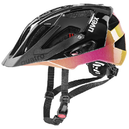 Fahrradhelm Uvex Quatro schwarz/rosa FutureBlack