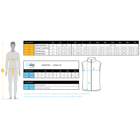 Herrenweste Kilpi Lenia-M