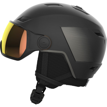 Skihelm Salomon Pioneer Lt Visor Photo Black schwarz Black