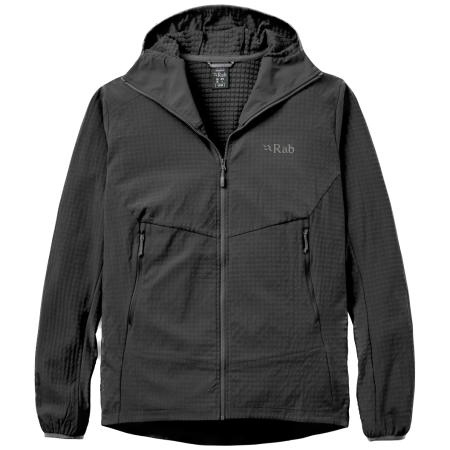 Herren-Sweatshirt Rab Quantra Pro Hoody schwarz