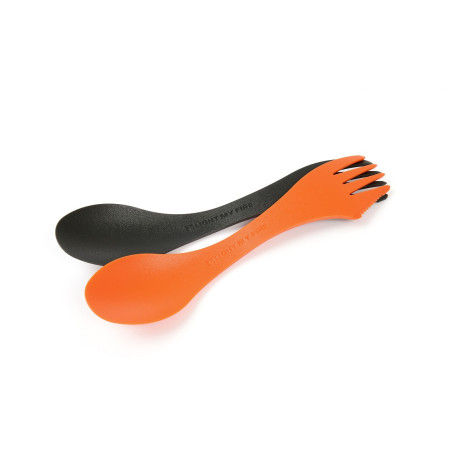 Besteckset Light My Fire Spork Original 2-pack schwarz/orange Rustyorange/Slatyblack