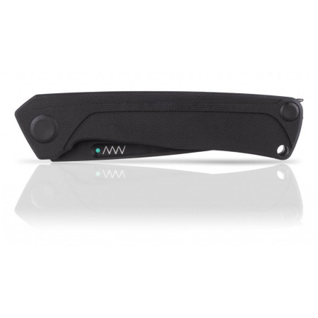 Klappmesser Acta non verba Z200 DLC/Plain Edge, G10/Lock Black