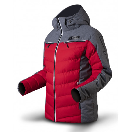 Herren Skijacke Trimm CORTEZ rot Red/GrayMelange