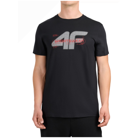 Herren-T-Shirt 4F Tshirt M3565 schwarz Deep Black