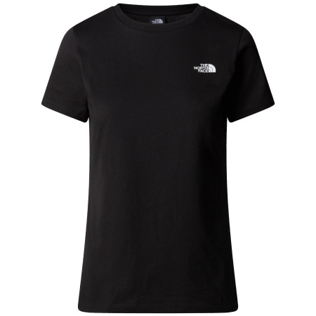 Damen-T-Shirt The North Face W S/S Simple Dome Slim Tee schwarz Tnf Black