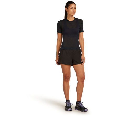 Damen-T-Shirt Icebreaker W Mer 75 Cool-Lite Featherlight SS Crewe