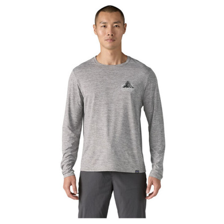 Herren-T-Shirt Patagonia M's L/S Cap Cool Daily Graphic Shirt - Lands