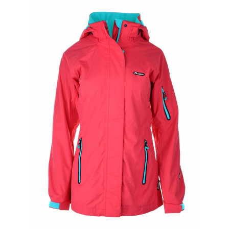 Damenjacke Elbrus Muccia Wo´s rot Hibisc/PoolBlue