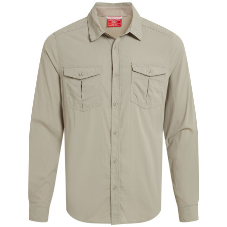 Herrenhemd Craghoppers NL Eiger LS Shirt beige Parchment
