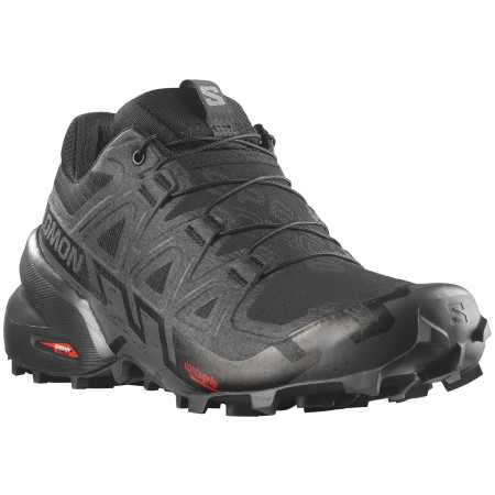 Damen Laufschuhe Salomon Speedcross 6 schwarz Black / Black / Phantom